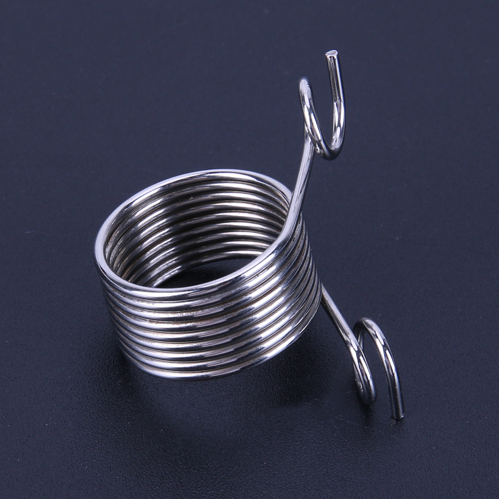 Ring Type Knitting Tools Finger Wear Thimble Yarn Spring Guides Stainless Steel Needle Thimble Sewing Accessories