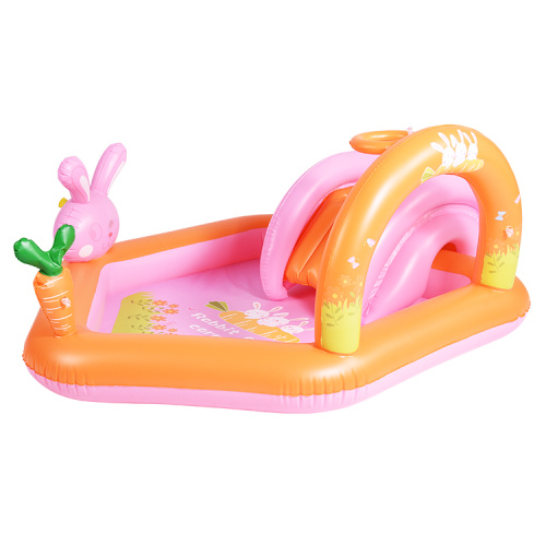Custom rabbit theme slide inflatable pool kids pool for Sale, Offer Custom rabbit theme slide inflatable pool kids pool