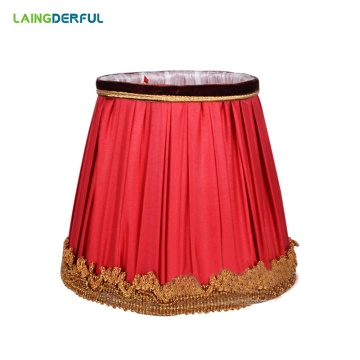 LAINGDERFUL Chiffon Cloth Lampshade Chandelier Lamp Cover Candle Wall Lamps Shade Concise Light Cover for E14 Candle Lamp