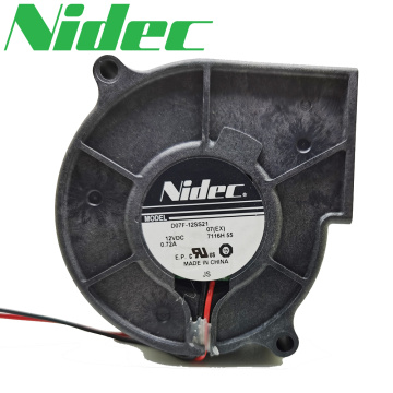 high quality For Nidec D07F-12SS21 7530 DC 12V 0.72A projector blower centrifugal fan cooling fan large air volume