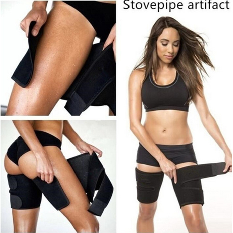 Slimming Leg Shaper Sauna Sweat Thigh Trimmers Warmer Slender Shaping Legs Belt Fat Burning Wraps Thermo Neoprene Compress Belt