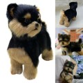 Realistic Yorkshire Terrier Simulation Toy Puppy Lifelike Stuffed Companion Toy Pet Simulation Dog Toy