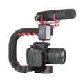 Ulanzi U-Grip Triple Cold Shoe Mount Stabilizer Handle Grip Rig Photo Studio Set With Microphone For Dslr Nikon Canon Smartphone