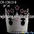 Rhinestone Big Castle And Star Pageant Crown