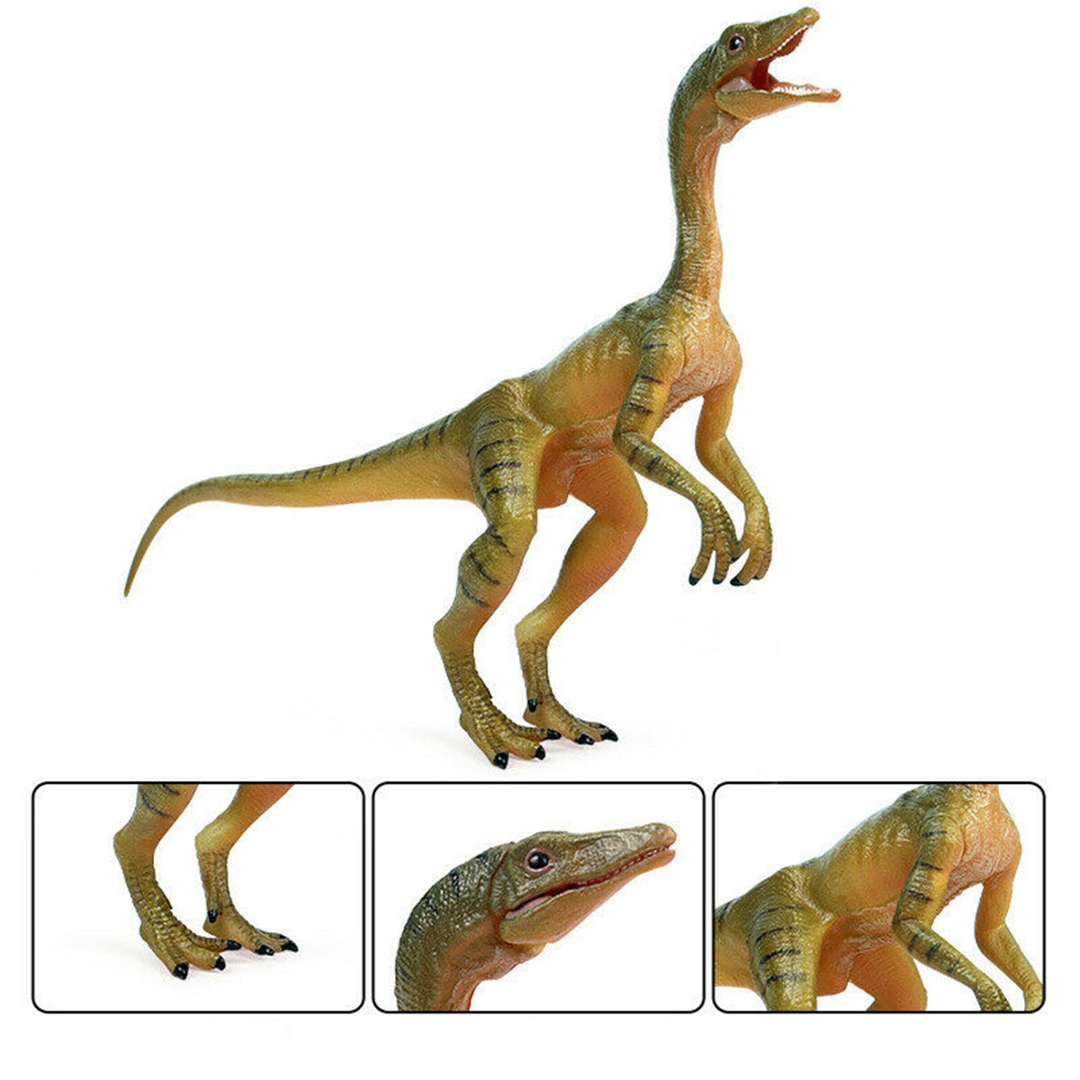 6.7" Compsognathus Figure 1/5 Dinosaur Decor Animal Model Collector Educational Toys Decoration Kid Birthday Gift
