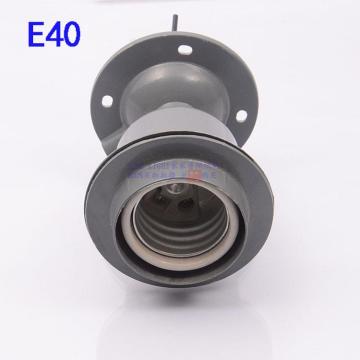 E27/E40 Light Base Ceramic Liner Screw Aluminum Die-casting Mining Lamp Cap, Aluminum-cover Pendant Lamp Holder Thickened Socket