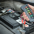 Mini 12V Car Battery Alternator Tester Digital Analyzer Tester 6 LCD Lights Display Car Diagnostic Tool Auto Battery Tester