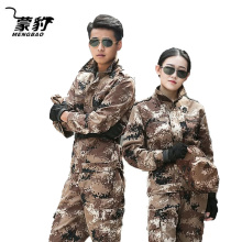 Military Uniform Desert Camouflage Army Suit Uniforme Militar Tactical Jacket Cargo Pant Combat CS Working Hunting Clothing Men