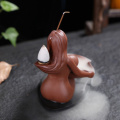 Free shipping Naked Lady Incense Burners Ceramic Crafts Smoke Backflow Cone Censer Stick Holders Teahouse Ornament Home Decor