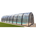 Cover Roof Swim Spa Retractable Swimming Pool Enclosure