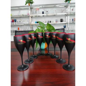 Factory wholesale plastic wine glasses PS acrylic PC plastic champagne glasses party glasses can be customized LOGO