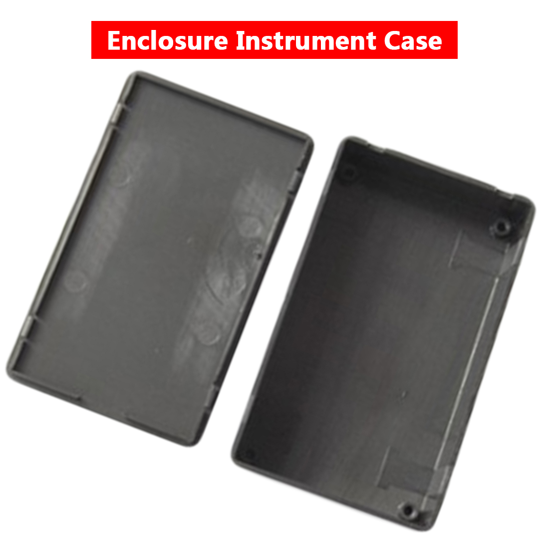 Enclosure Instrument Case Electrical Supplies DIY 100X60X25MM Black Plastic Electronic Project Box