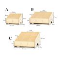 Wooden mobile phone management storage box creative desktop office meeting finishing grid multi cell phone rack shop display 40