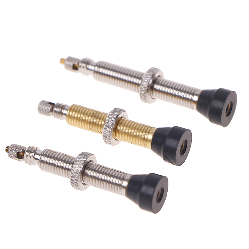 1PC Bicycle Presta Valve For Road MTB Bicycle Tubeless Valve Tires Brass Core Alloy Stem Tubeless Sealant Compatible