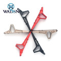 WADSN Tactical M-LOK KEYMOD Angled Hand Stop Kit Hunting Rifle Hanguard Blocker Aluminum Fit Picatinny Rail Gun Accessories