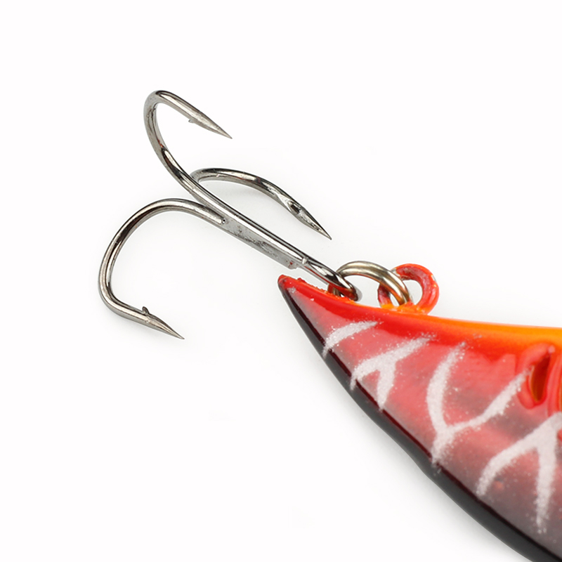 5PCS/LOT Plastic Hard Fishing Lure VIB Fishing Sinking Vibra Rattlin Hooktion Lures Crank Baits 6.5cm/11g