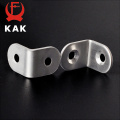 10PCS KAK 20x20x16mm Practical Stainless Steel Corner Brackets Joint Fastening Right Angle Thickened Brackets For Furniture Home