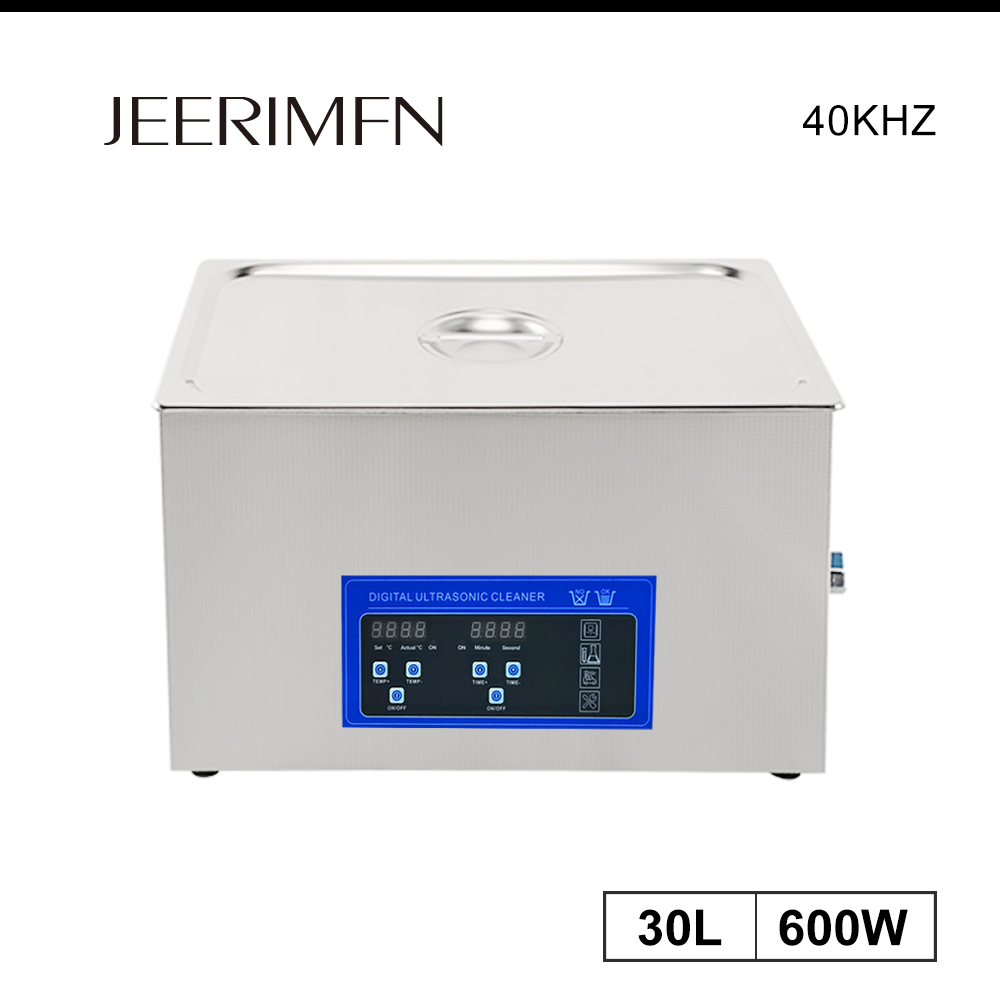 30L Ultrasonic Cleaner Heated Car Parts PCB Board Ultrasound Washer Bath Engine Carbon Oil Degreasing Injector Cleaning Machine