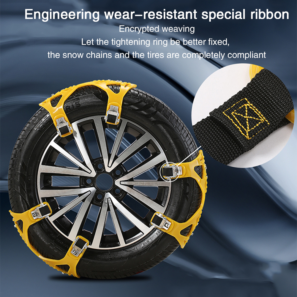 Universal Anti-Skid Chain Resistant Skidproof Belt Strap Metal Snow Chain Skidproof Chains