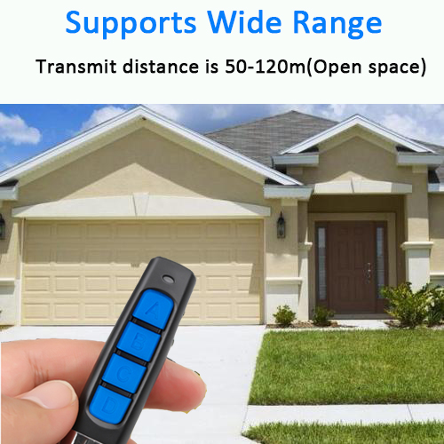 Universal 433MHZ Remote Control 433.92 Frequency 4 Channels Garage Door Openers Duplicator Cloning Code Car Key Copy Controllers