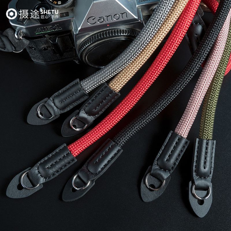 Strong Nylon Camera Rope Mountaineering Camera Shoulder Polaroid strap retro camera rope Neck Strap Belt SLR Cameras Strap Acces