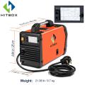 HITBOX Mig Welder Synergy Control Stainless Steel Iron Steel Welder 220V MIG ARC TIG MIG200 Functional DC Gas No Gas