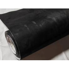 Adhesive Black Suede Fabric Vinyl