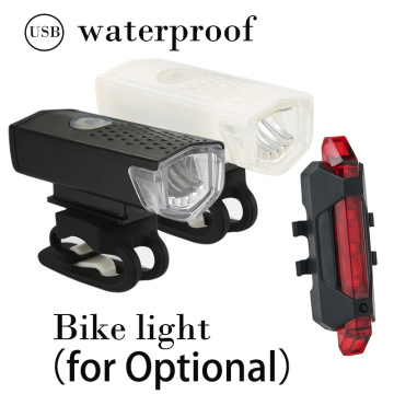 Bicycle Light Bike Light USB Rechargeable 300 Lumen Bike Front Lamp Front Headlight Flashlight For Night Riding Cycing Accessori