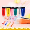 Arts Acrylic Paint 12 Colors Oil Paint Crafts Refills Art Painting Single Wall Paint Graffiti Hand-painted