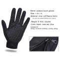 Touchscreen Cycling Gloves,Men Windproof Thermal Fleece Warm Bicycle Bike Ski Gloves,Waterproof Sports Full Finger Hiking Gloves