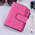 7 Colors Women's Casual Coin Key Holder Wallets Case Small Retro Purse Mini Bags Zipper Wallets