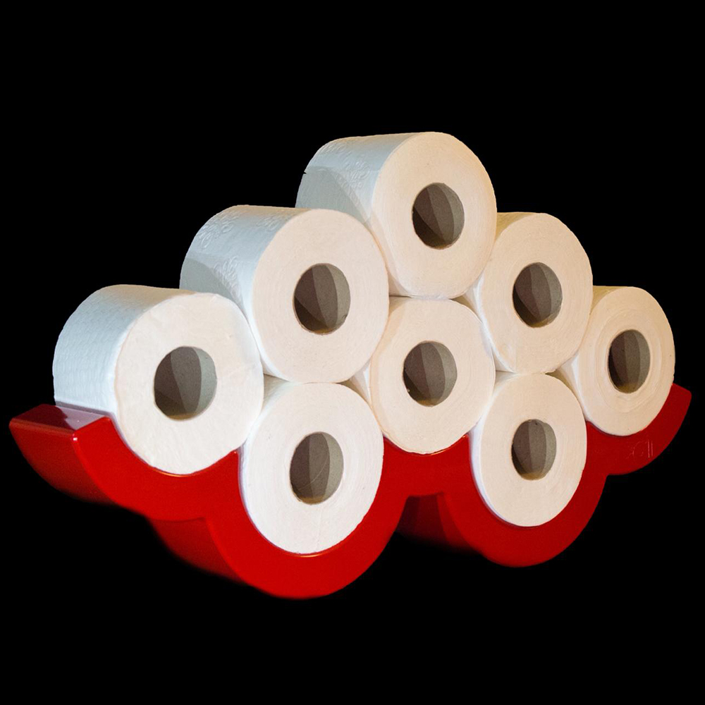 2021 New Multiple Fliying Toilet Paper Tissue Holder Handmade Wc Roll Towel Stand Case Storage Shelf Bathroom Accessories 7+1