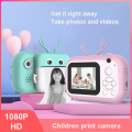 Kids 1080P Instant Printing Camera For Kids 1080P 2.4 Inch Color Sn Digital Video Camera With Film Paper And 16GB SD Card