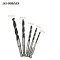 5PCS Drill Bit Set 4mm 5mm 6mm 8mm 10mm Change Metal Tools 1/4 Hex Shank Wood HCS Rustproof Woodworking Drill Hexagonal Shank