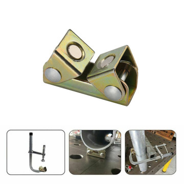 2021 Magnetic Clamps V-shaped Welding Holder Welding Fixture Adjustable Magnet V-Pads Hand Tools Metal Working Tool