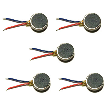 DIY Flat Workshop Coin Vibrator Brushed Micro Drive Motor Driver With Cable Back Adhesive DC Replacement Accessories