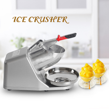 ITOP Ice Crusher Smoothie Maker Ice Shaver Machine Electric Semi-automatic Snow Cone Maker Stainless Steel Shaved Ice Machine