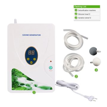 Multi-Purpose Ozone Generator and Purifier Air Water Oil Ozonator,Ozone Machine for Water Fruit Ozone Air Purifier
