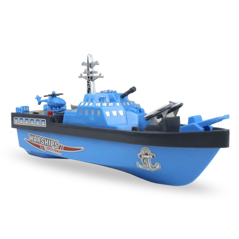 Kids Bath Toys Warship Ship Toy Boat Bathtub Clockwork Wind-up Toys Water Toys Outdoor Educational Toys for Children Boys Gifts