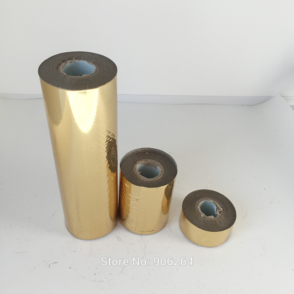 Free Shipping Little Size Light Gold Hot Stamping Foil Roll Used for Paper Only