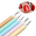 1pc New Cut Trimmer Manicure Care Nail Art Tools Dead Skin Remover Stick Double Sided Quartz Stone Nail Cuticle Pusher