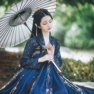 Chinese Hanfu dress Ancient Costume Traditional Folk Dance Stage Clothing Retro Singers Princess Dress hanfu women modern hanfu