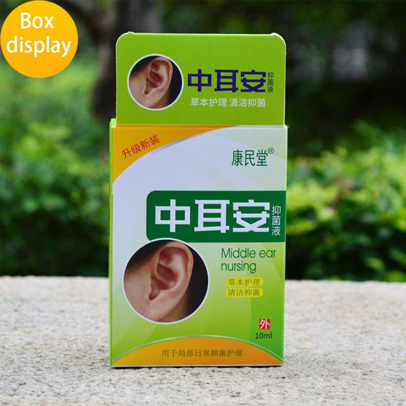 10ml Ear Ear Liquid Acute Otitis Drops Chinese Herbal Deafne For Ear Sore Caring Medicine Tinnitus Health C9Y6