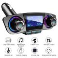 New Aux Bluetooth 4.0 Handsfree Car Kit Audio MP3 Player Dual USB Charger For iPhone 11 Pro Max 6 7 8 Plus Xiaomi Redmi Huawei