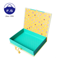 Eco friendly personalized gift packaging color paper box