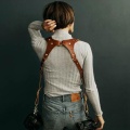 Universal Genuine Leather Camera Dslr Digital Camera Shoulder Strap