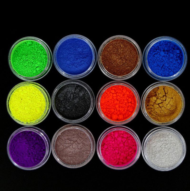 60Pcs Resin Casting Mold Glitters Sequains Mica Pearl Pigment Large Kit Makeup Jewelry