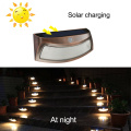 Solar Power Copper Led Light Outdoor Garden Security Light with PIR Motion Sensor Waterproof Pathway Lamps for Stairs Patio Wall