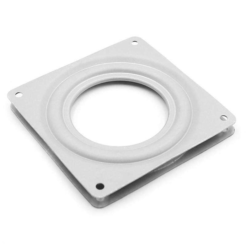 4.5inch Square Exhibition Turntable Bearing Swivel Plates Base Mechanical Projects Hinges Mechanism Hardware Fitting Rotary Tool