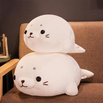 1PC 50/60cm Cute Stuffed Sea Lion Plush Toy Soft Pillow Kawaii Cartoon Animal Seal Toy Doll for Kids Lovely Chilren's Gift